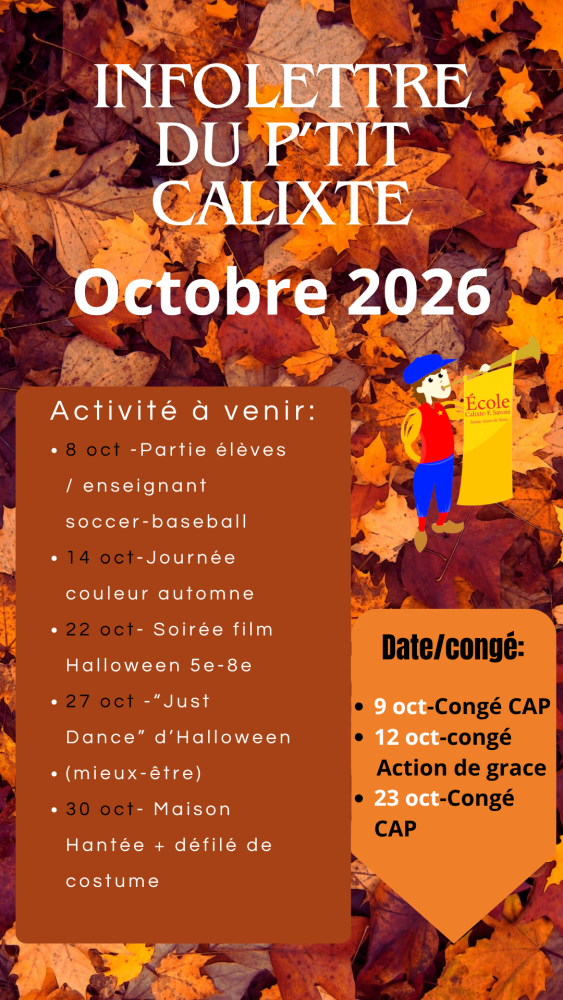 Story Instagram Bienvenue Octobre Photo Simple Orange marron